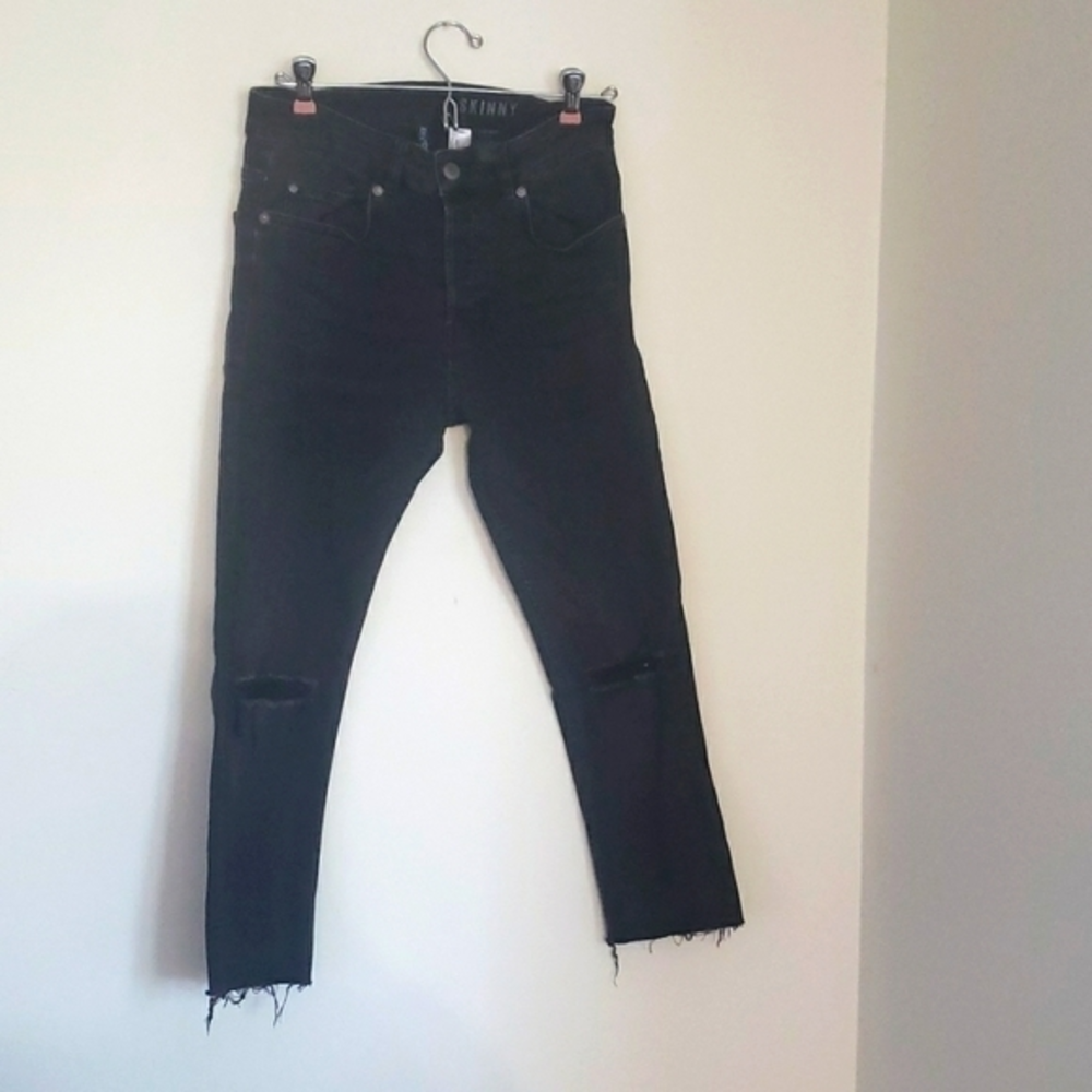 Mens Divided Size 30‎ Skinny Black Jeans